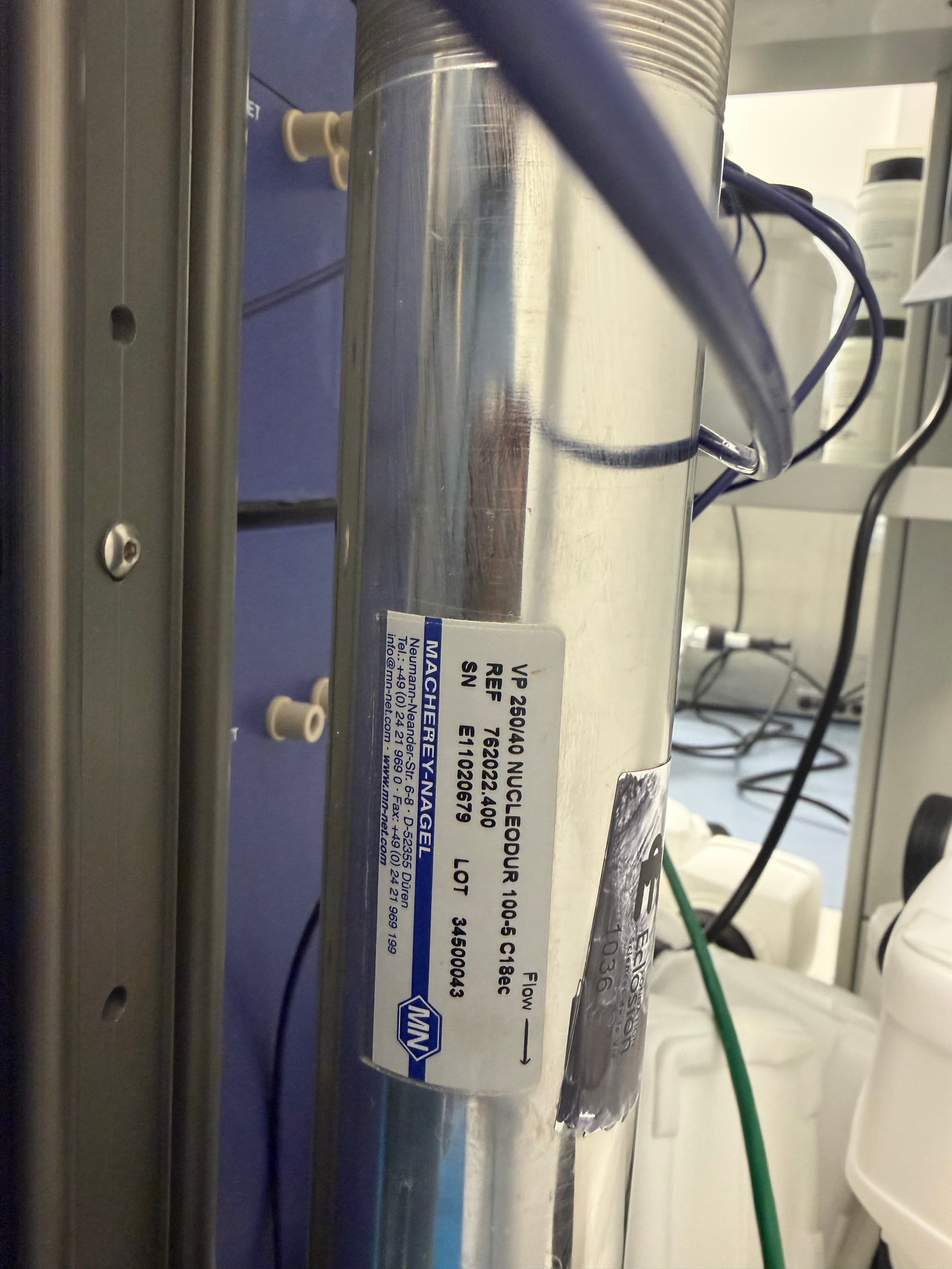 NUCLEODUR C18 column label